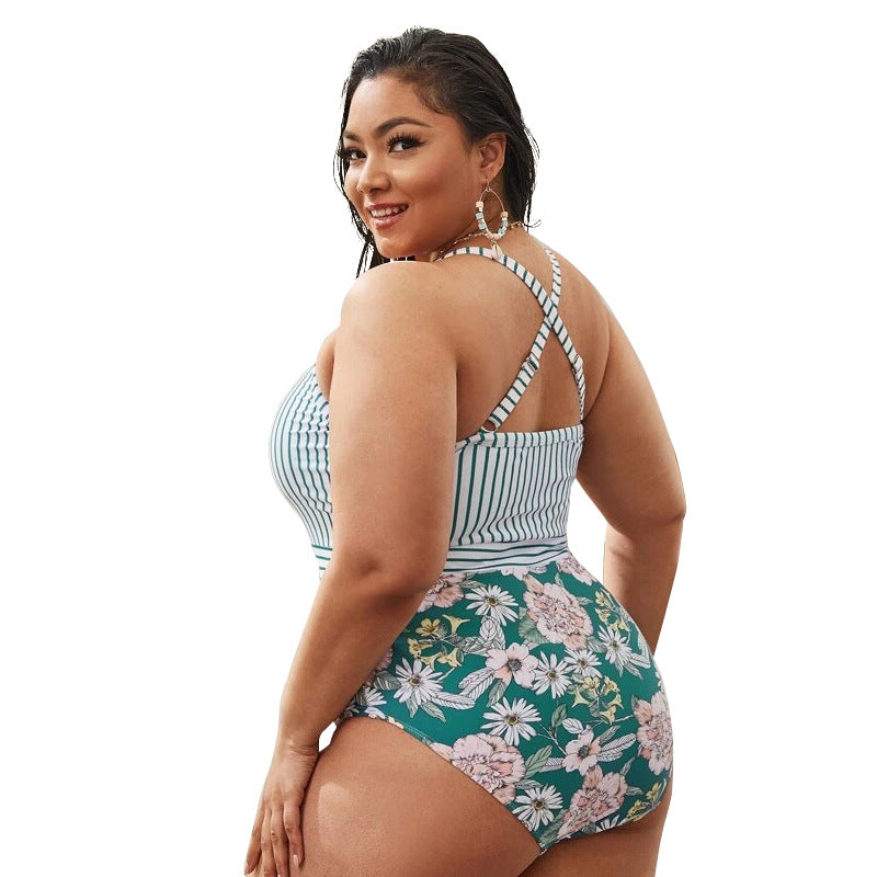 Kennedy Striped One Piece Swimsuit