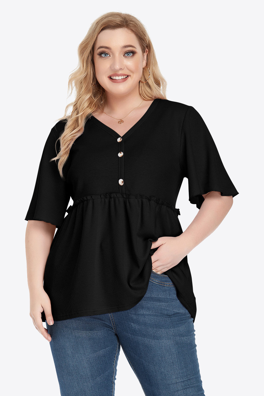 Hailey Babydoll Blouse
