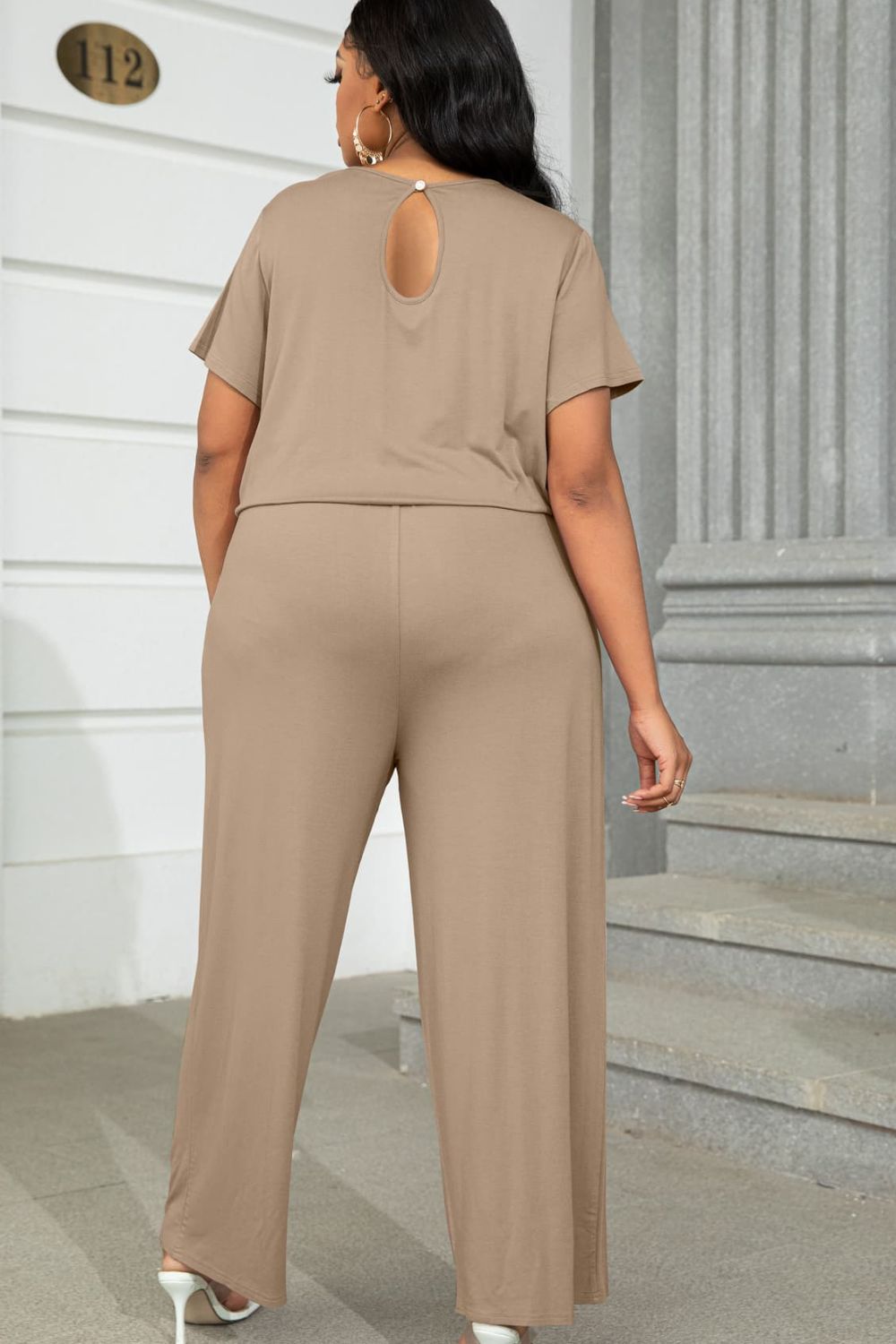 Emmie Drawstring Long Length Romper