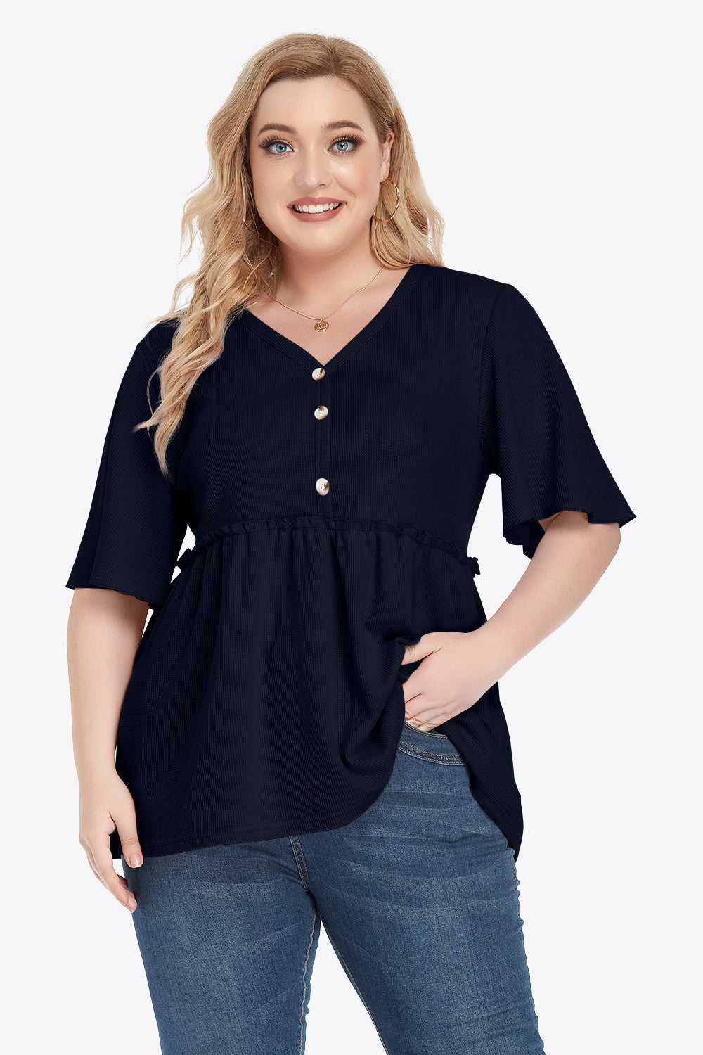 Hailey Babydoll Blouse