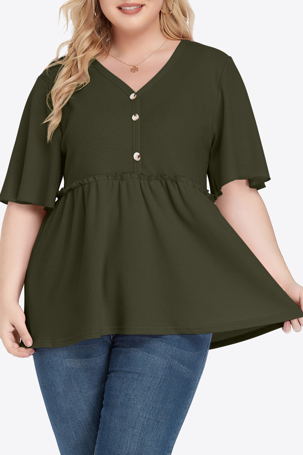 Hailey Babydoll Blouse