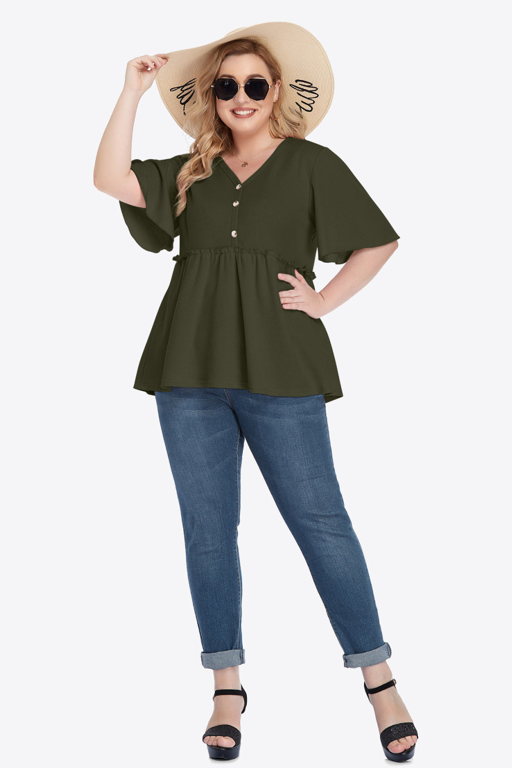 Hailey Babydoll Blouse