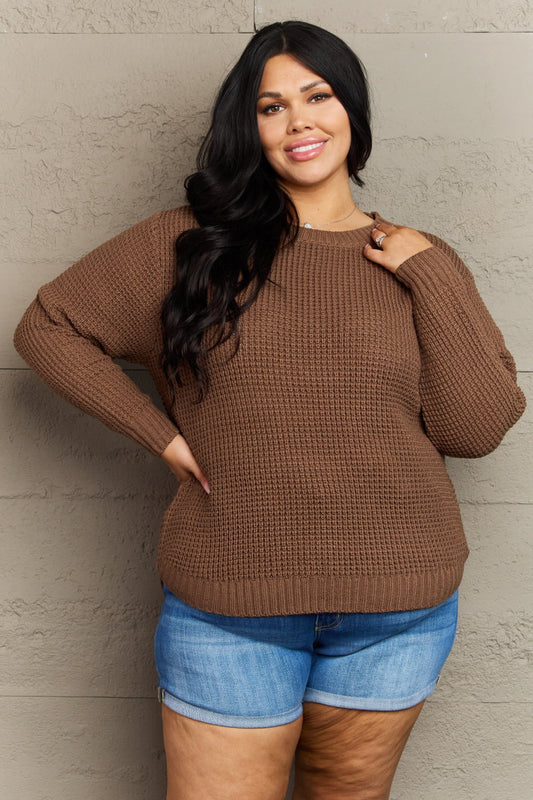 Francesca Waffle Knit Sweater