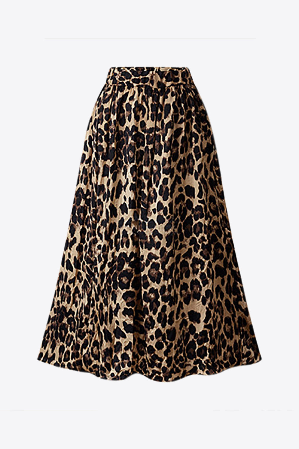 Delaney Leopard Midi Skirt