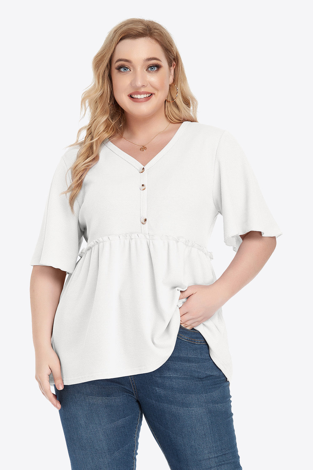 Hailey Babydoll Blouse