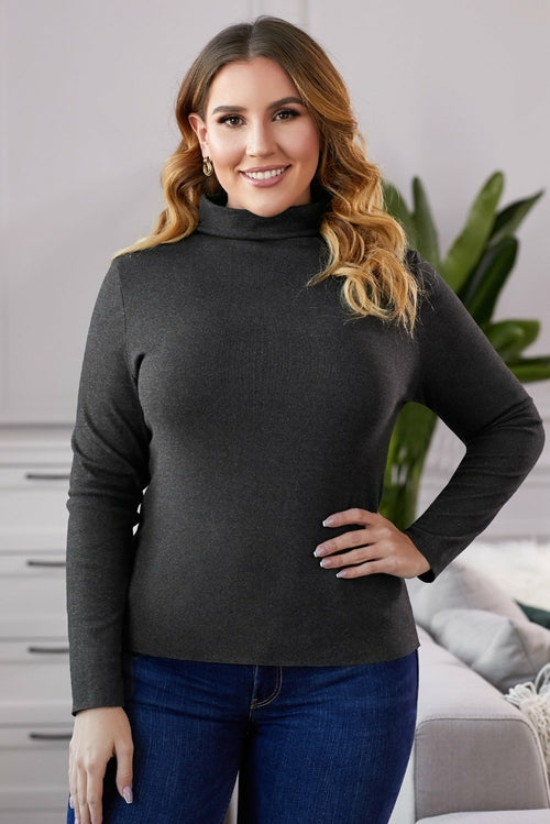 Angelle Ribbed Turtleneck