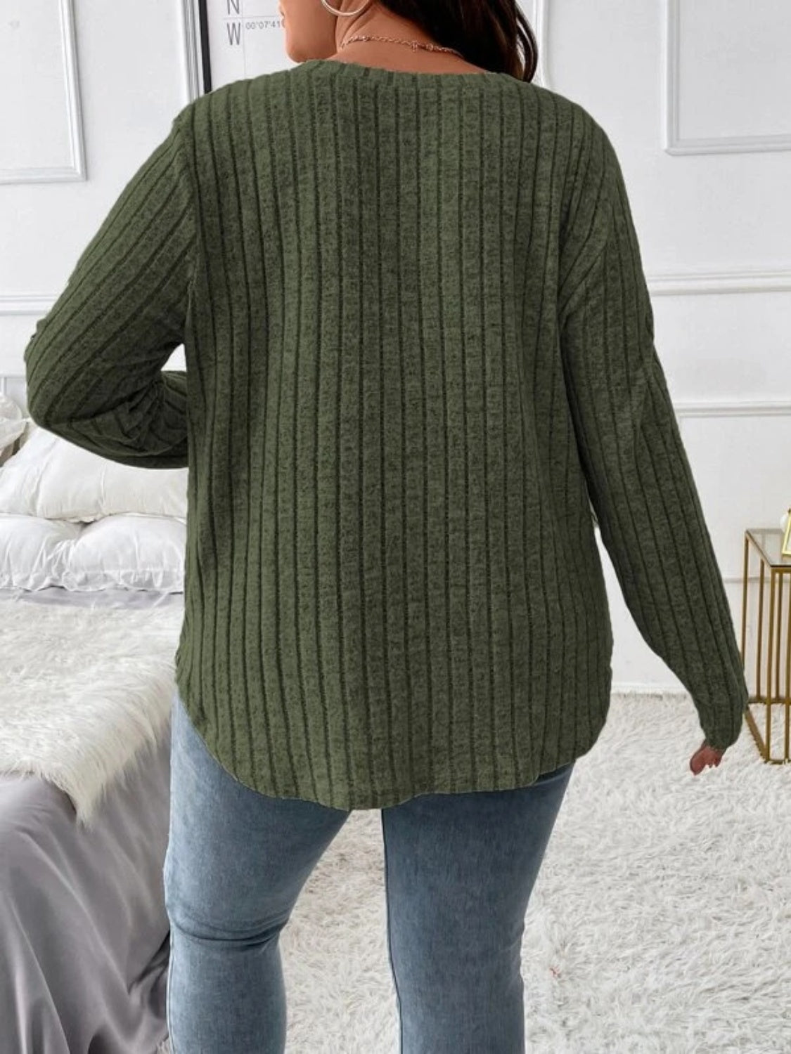 Karly Textured Long Sleeve T-Shirt