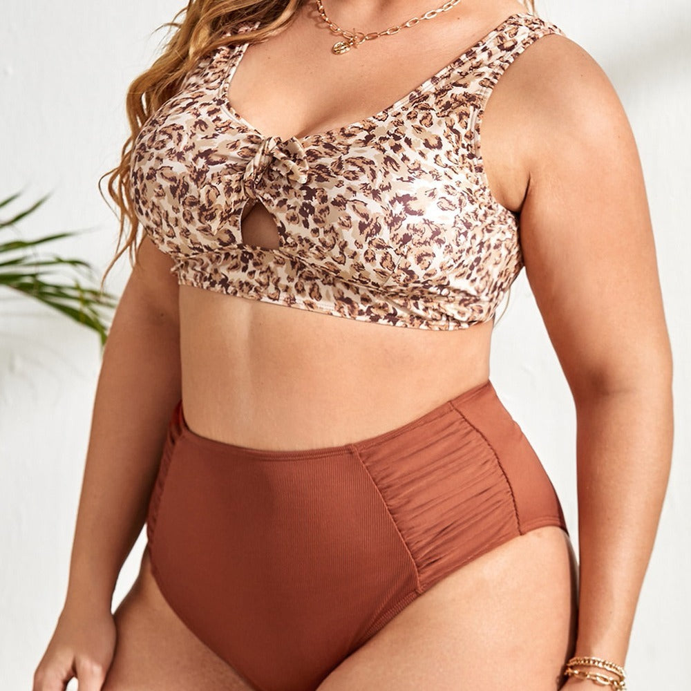 Vera Leopard Cutout Bikini