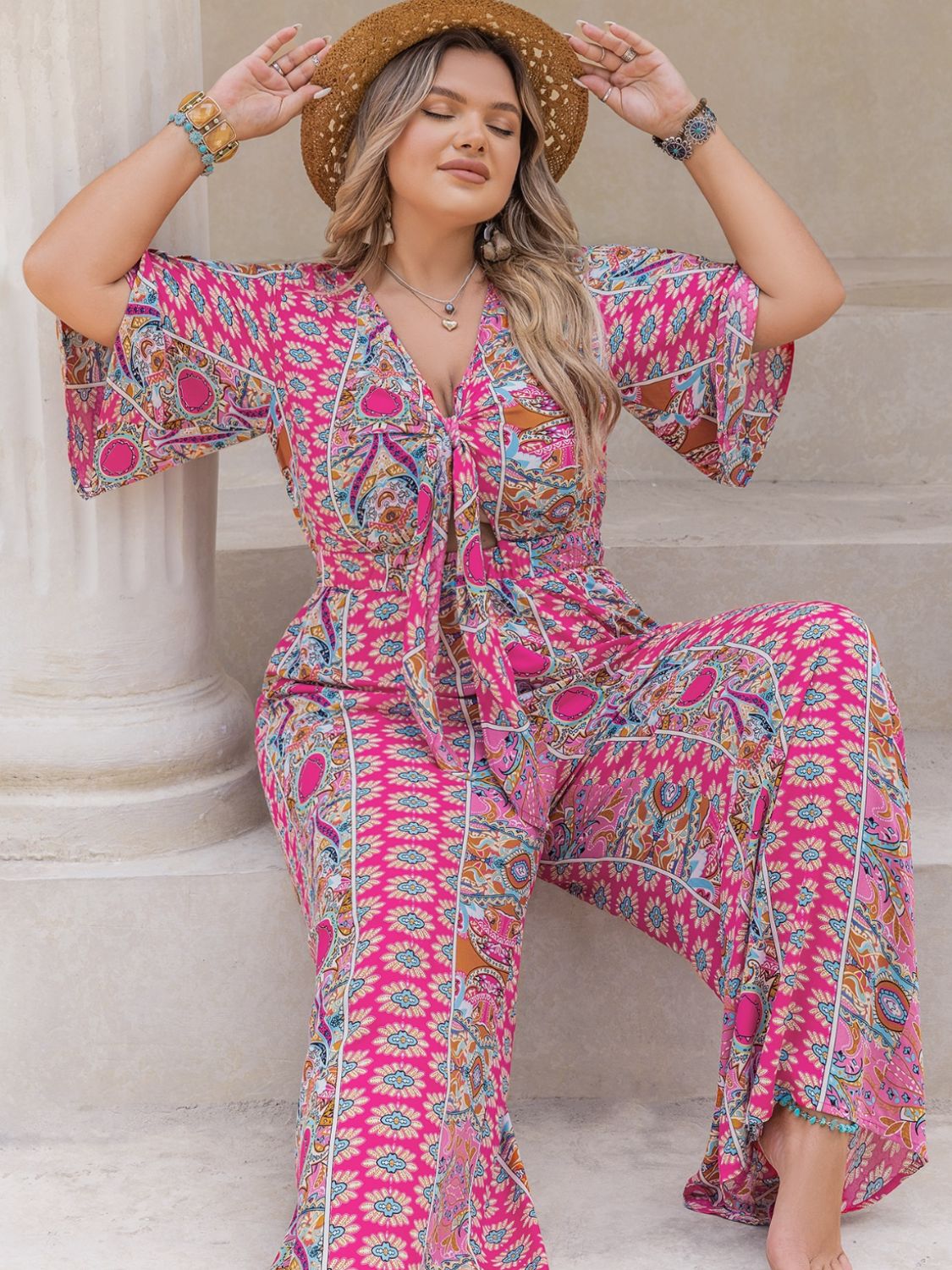 Jane Front Tie Romper
