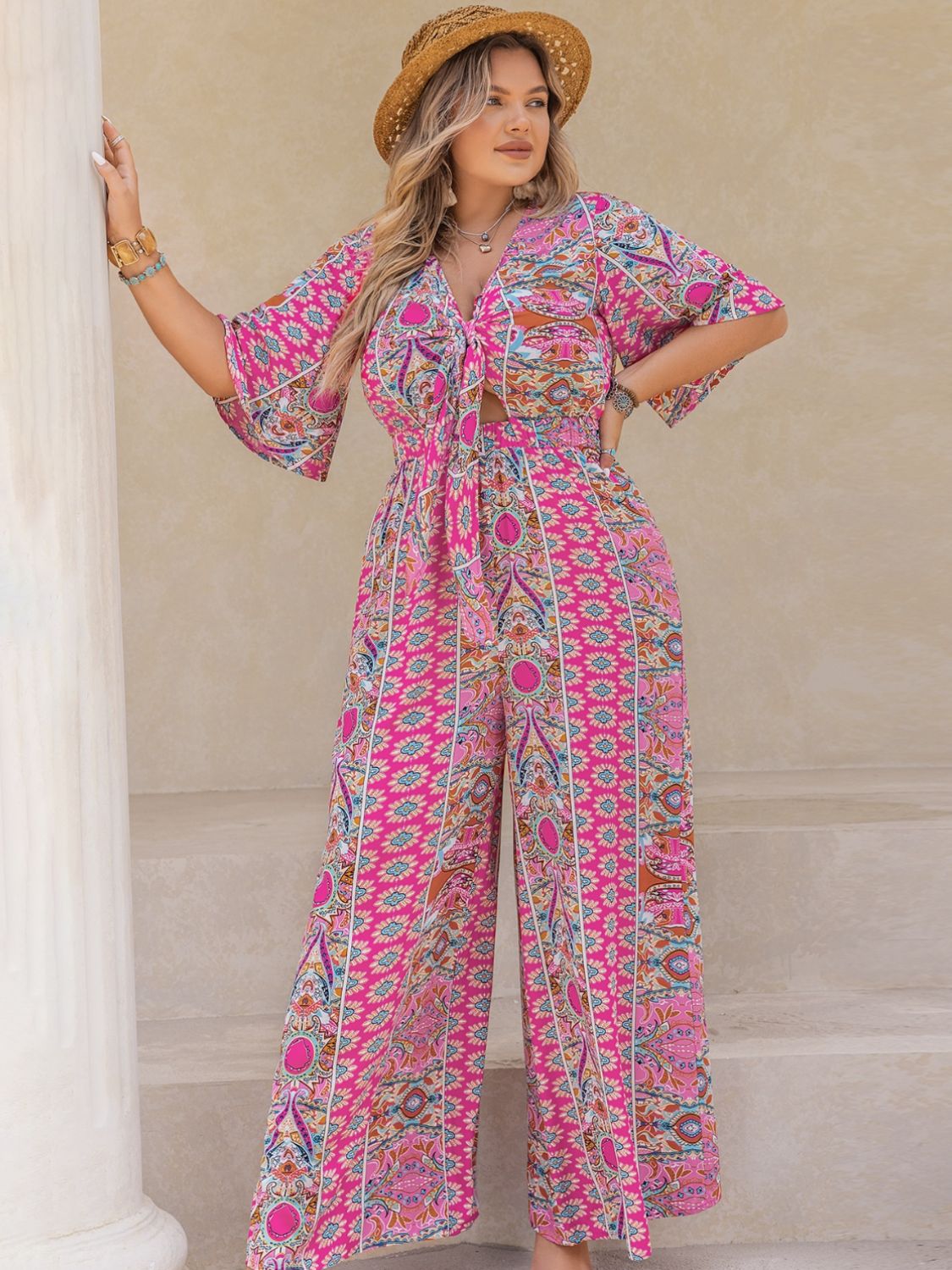 Jane Front Tie Romper