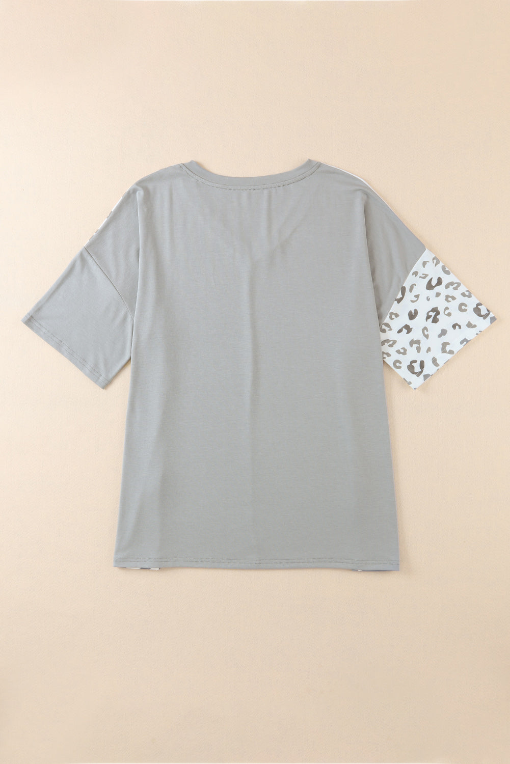 Leanne Two Tone V-Neck T-shirt