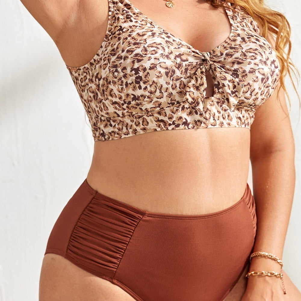 Vera Leopard Cutout Bikini