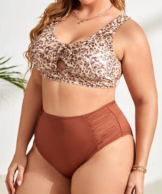 Vera Leopard Cutout Bikini