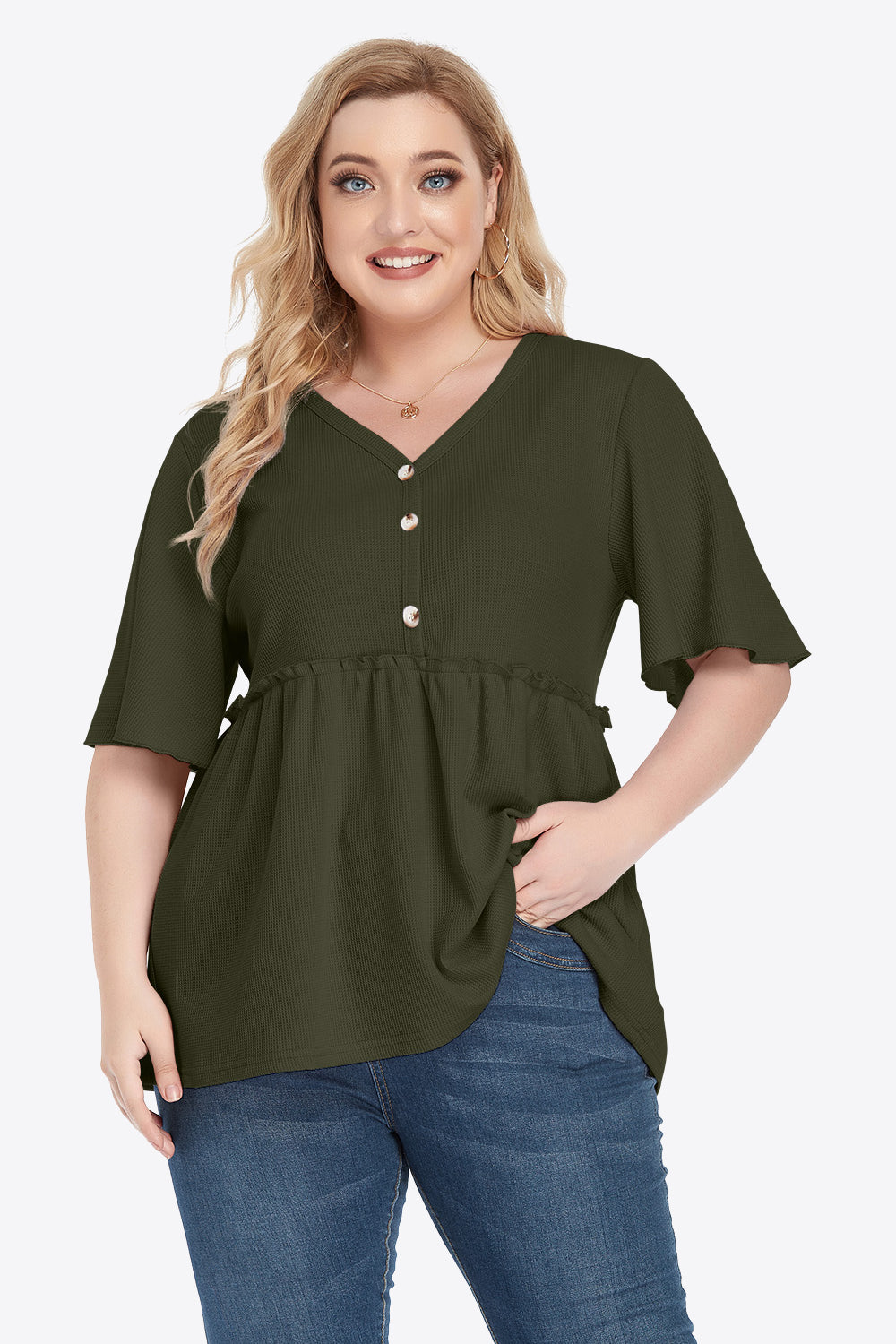 Hailey Babydoll Blouse