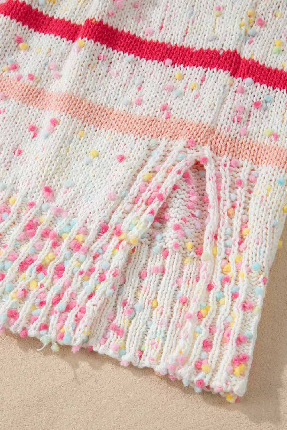 Claire Striped Confetti Sweater