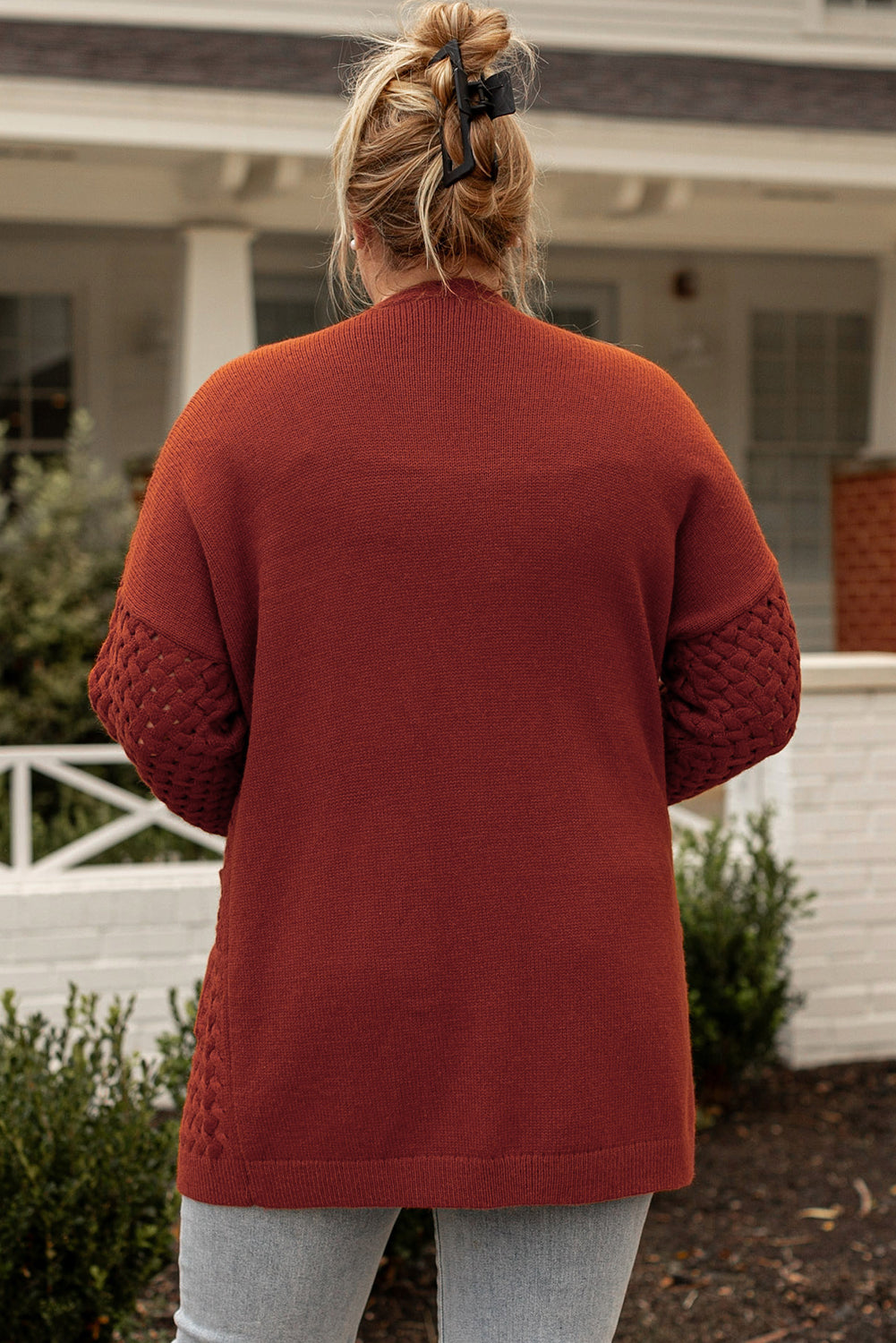 Bridgette Chestnut Knit Cardigan