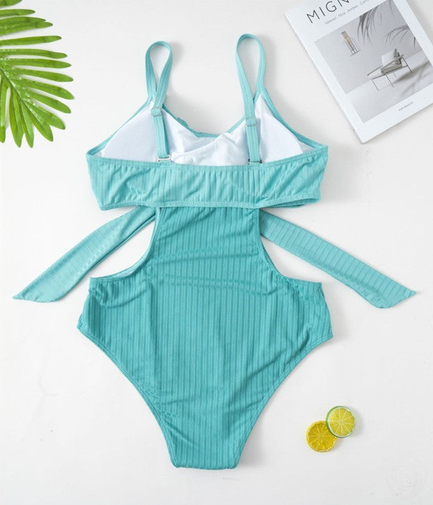 Karina Color Block Swimsuit