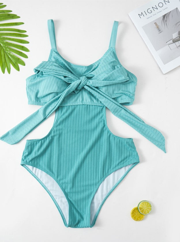 Karina Color Block Swimsuit