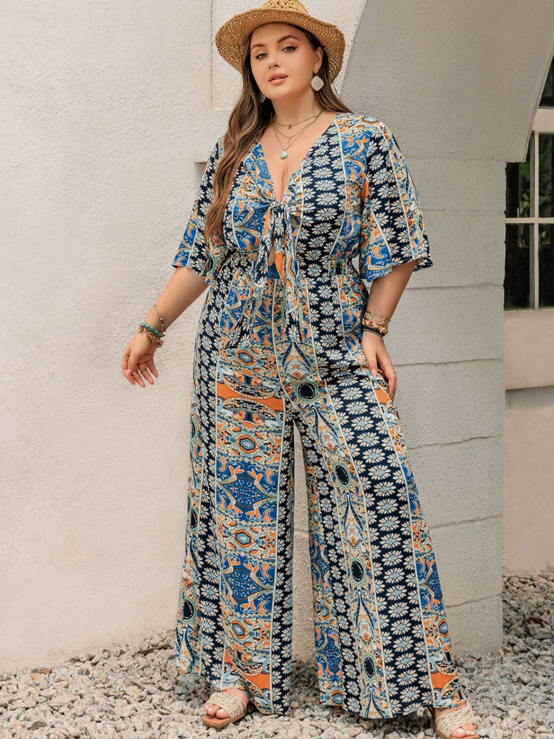 Jane Front Tie Romper