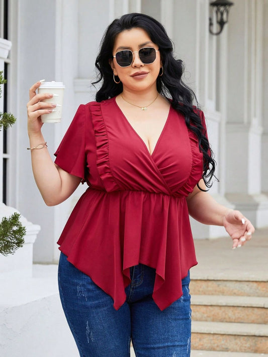 Jasmine Frill Blouse