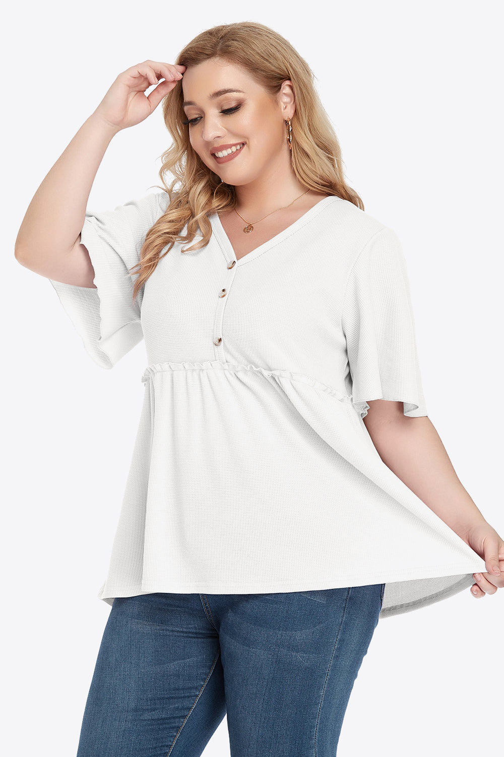 Hailey Babydoll Blouse