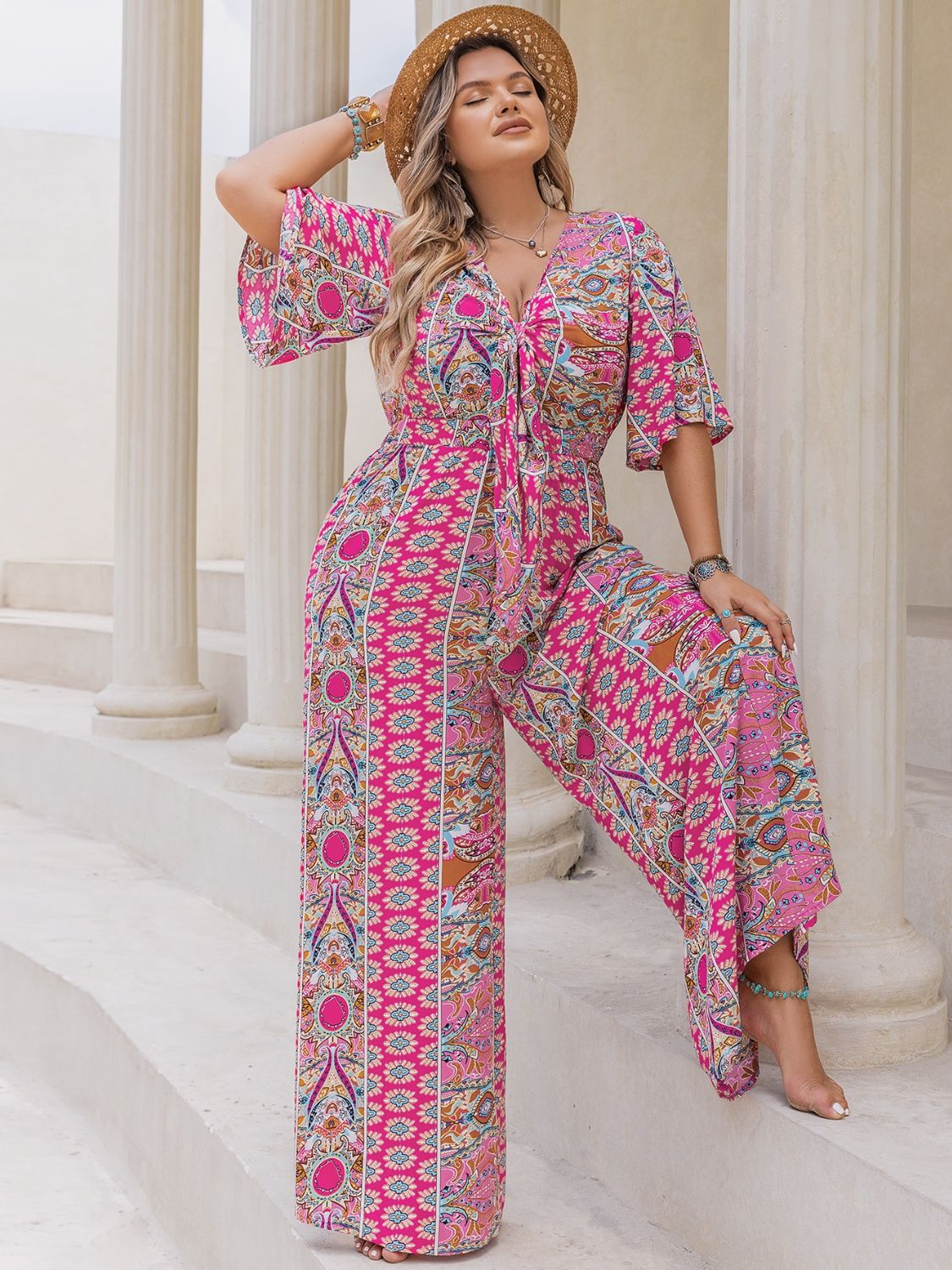 Jane Front Tie Romper