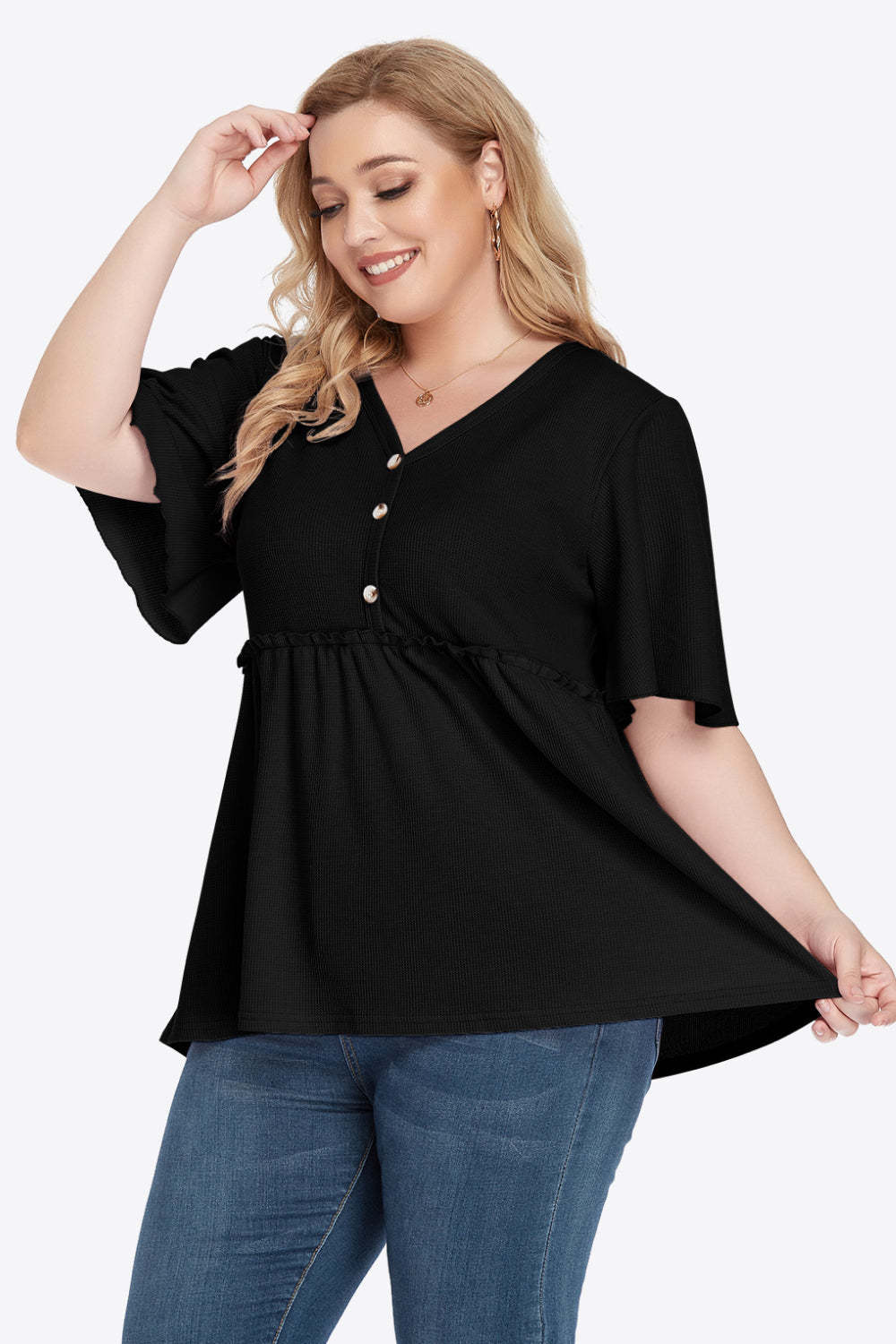 Hailey Babydoll Blouse