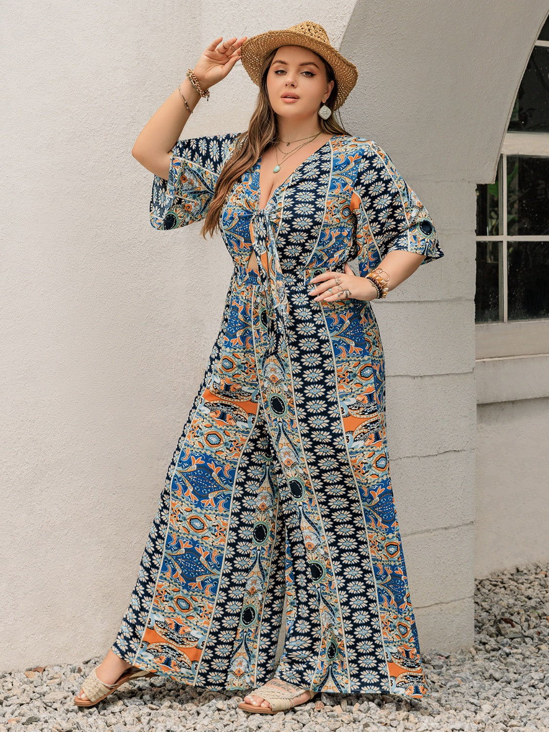 Jane Front Tie Romper