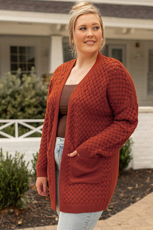 Bridgette Chestnut Knit Cardigan