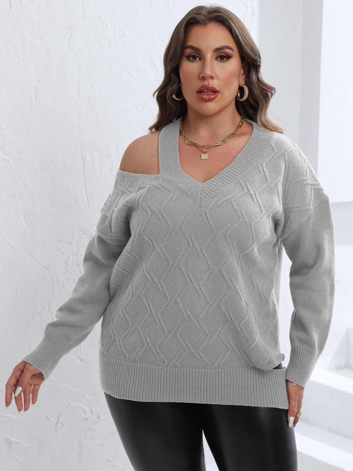 Claudia Cutout Shoulder Sweater