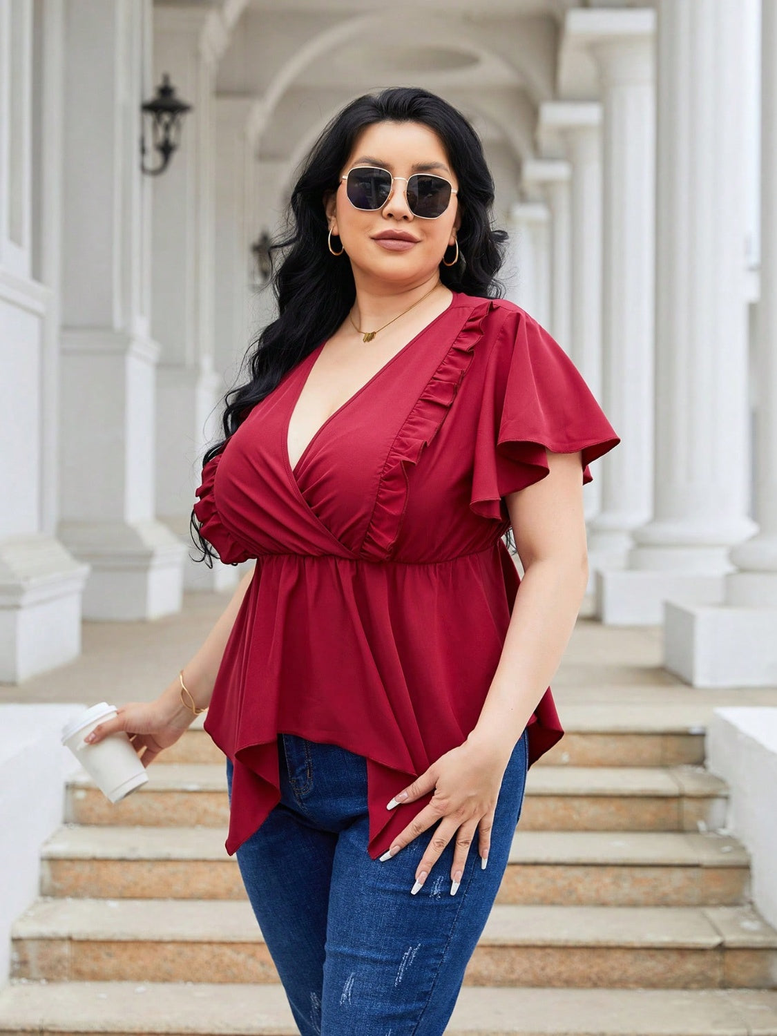 Jasmine Frill Blouse